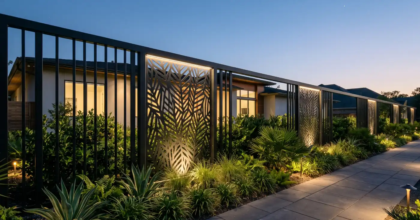 Metal fence remodeling